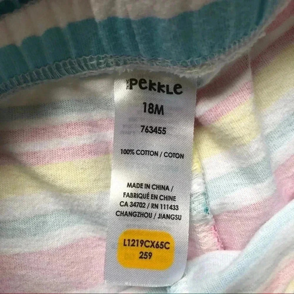 Pekkle Colourful Elastic  Shorts Girls Size 18M - Picture 9 of 16